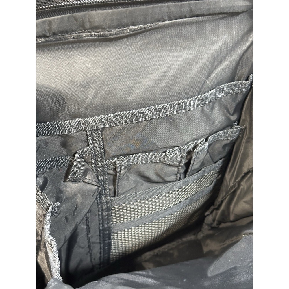 Eddie Bauer Green Black Laptop Travel Messenger Bag Shoulder Strap Day trip - Picture 9 of 12